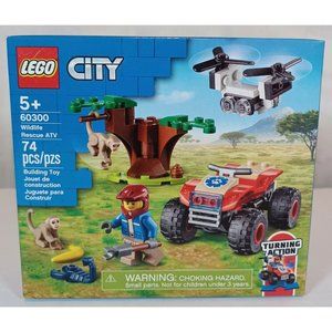 Lego City 60300 Wildlife Rescue ATV, 74 Piece Building Toy w/ Turning Action